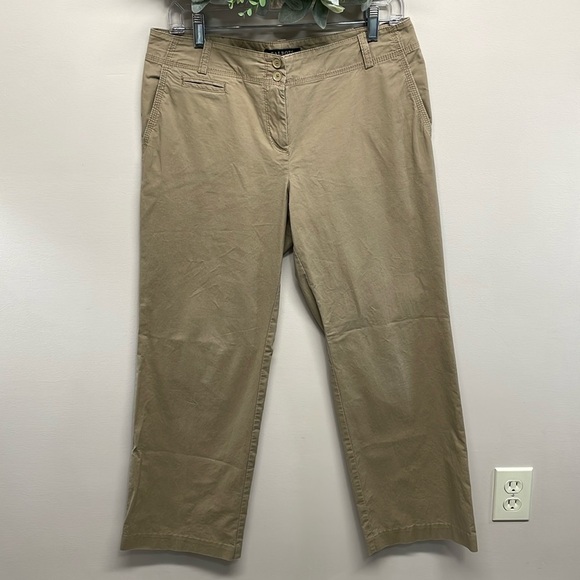 Talbots Petites Signature Khaki Pants 10P - Picture 1 of 15